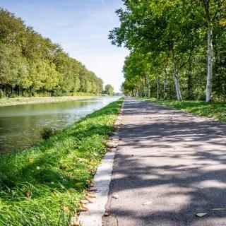 Weg langs het kanaal Leuven-Dijle