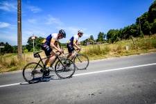 Fietsers op de Brabantse Pijl Cycling Route