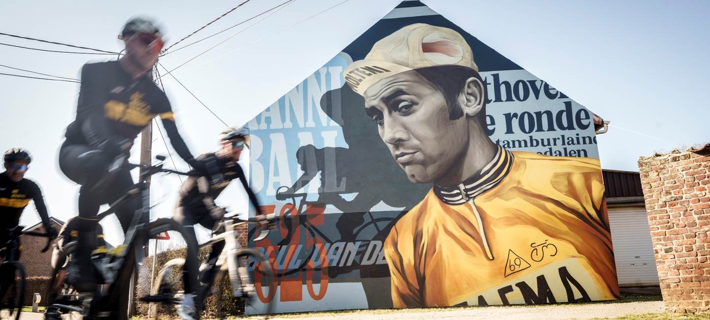 Muurschildering Eddy Merckx