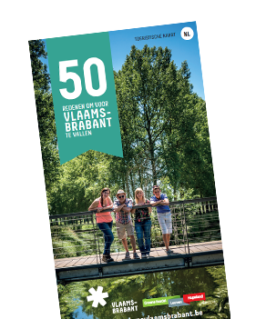 Toeristische kaart Vlaams-Brabant
