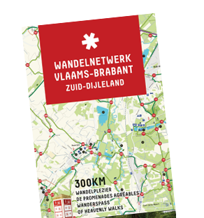 Wandelnetwerk Zuid-Dijleland kaart